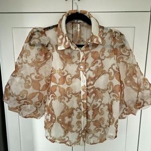 Fashion Nova Puffy Sleeve Blouse